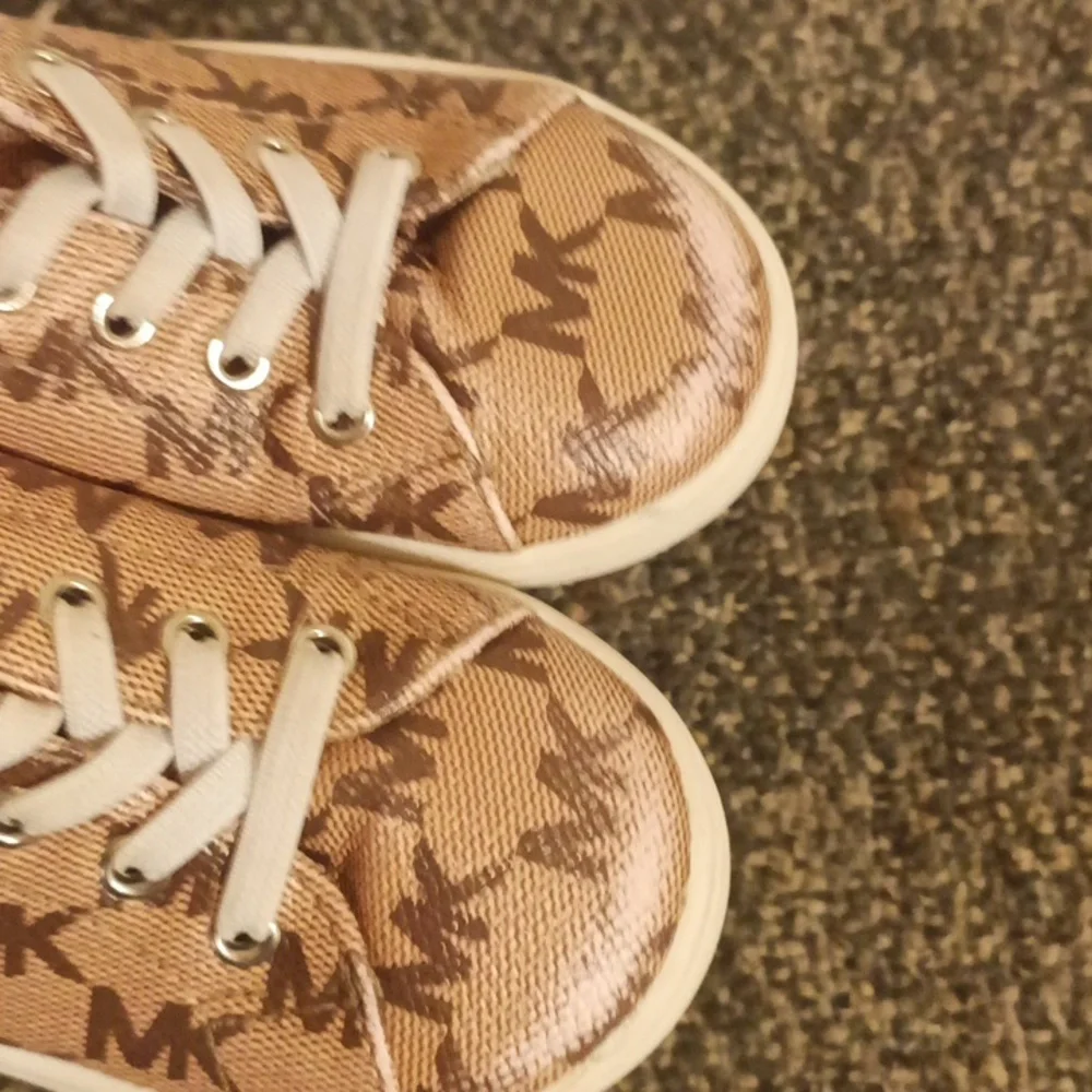 Michael Kors Kids' Brown and Tan Sneakers